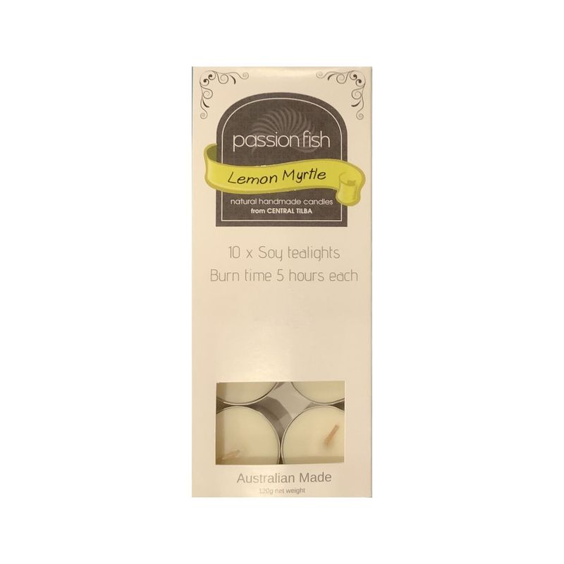 Lemon Myrtle Soy Tealights