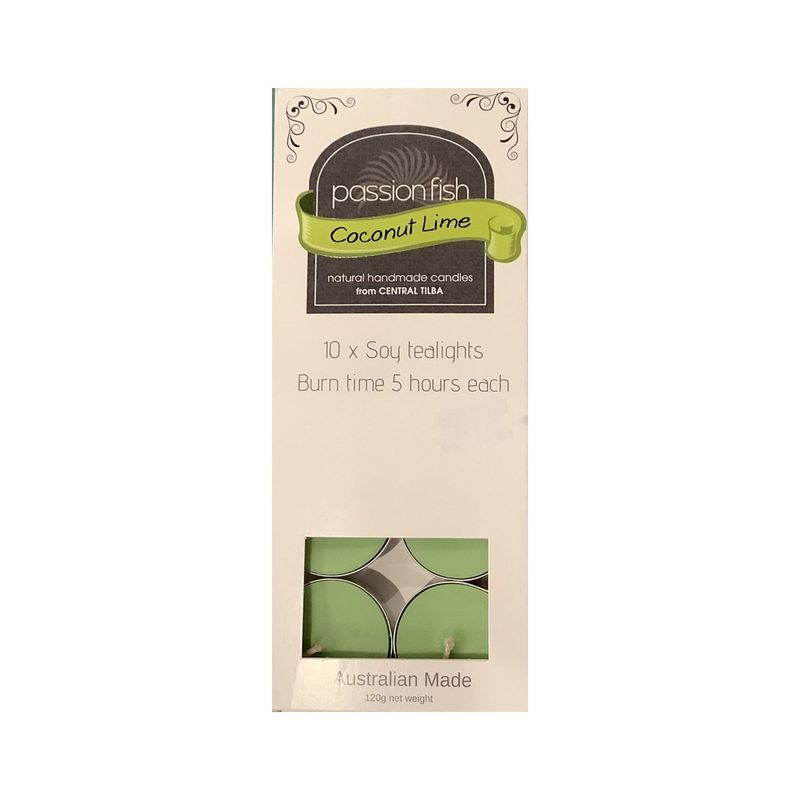 Coconut Lime Soy Tealights