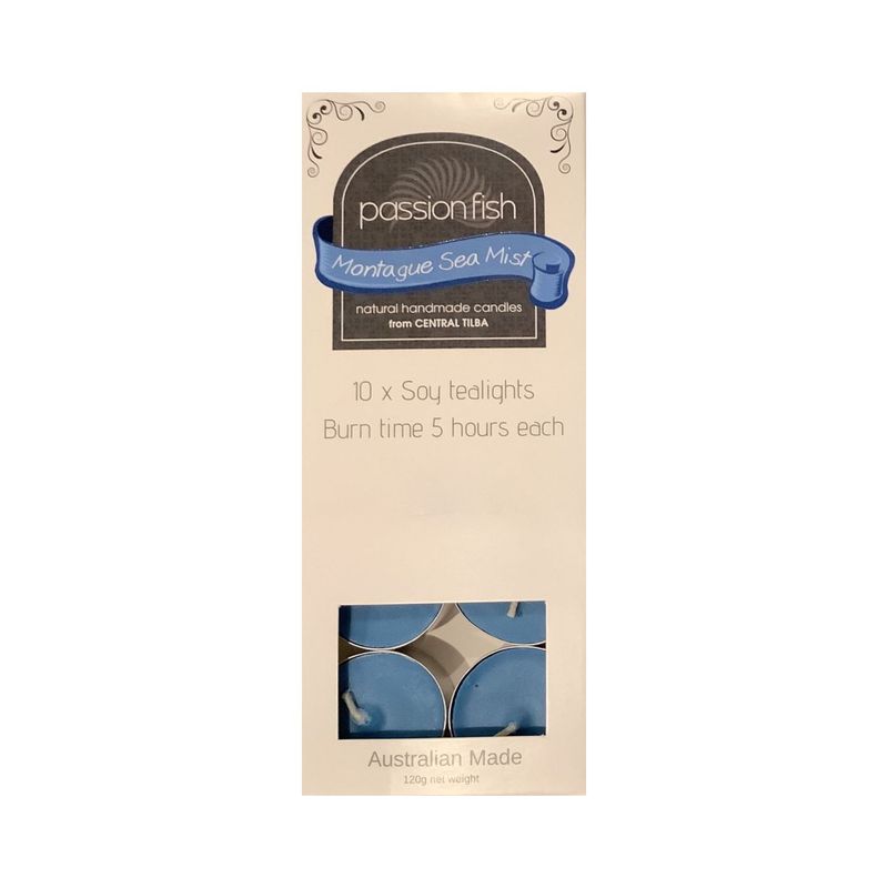 Montague Sea Mist Soy Tealights