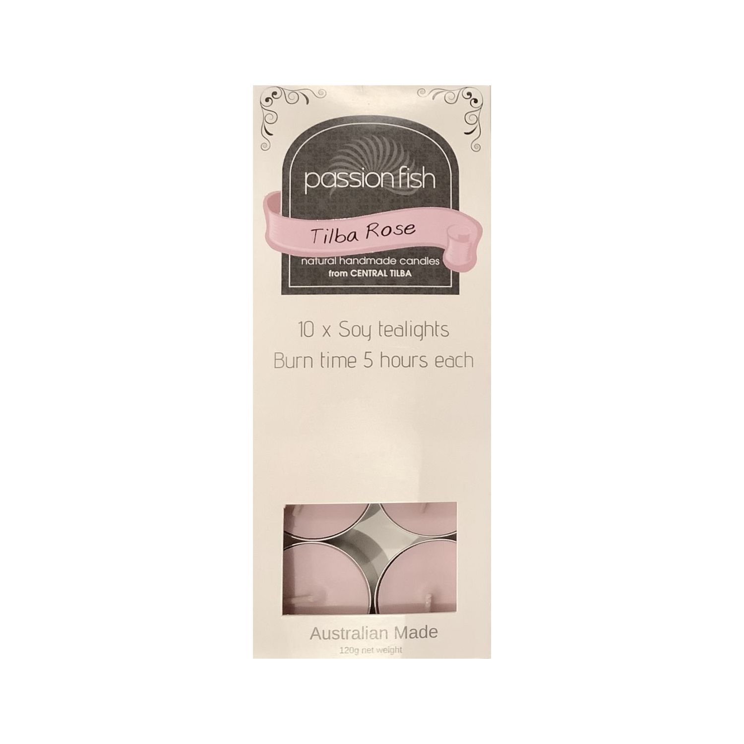 Tilba Rose Soy Tealights