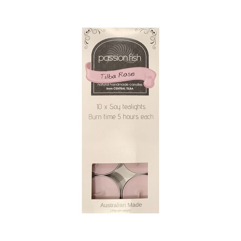 Tilba Rose Soy Tealights