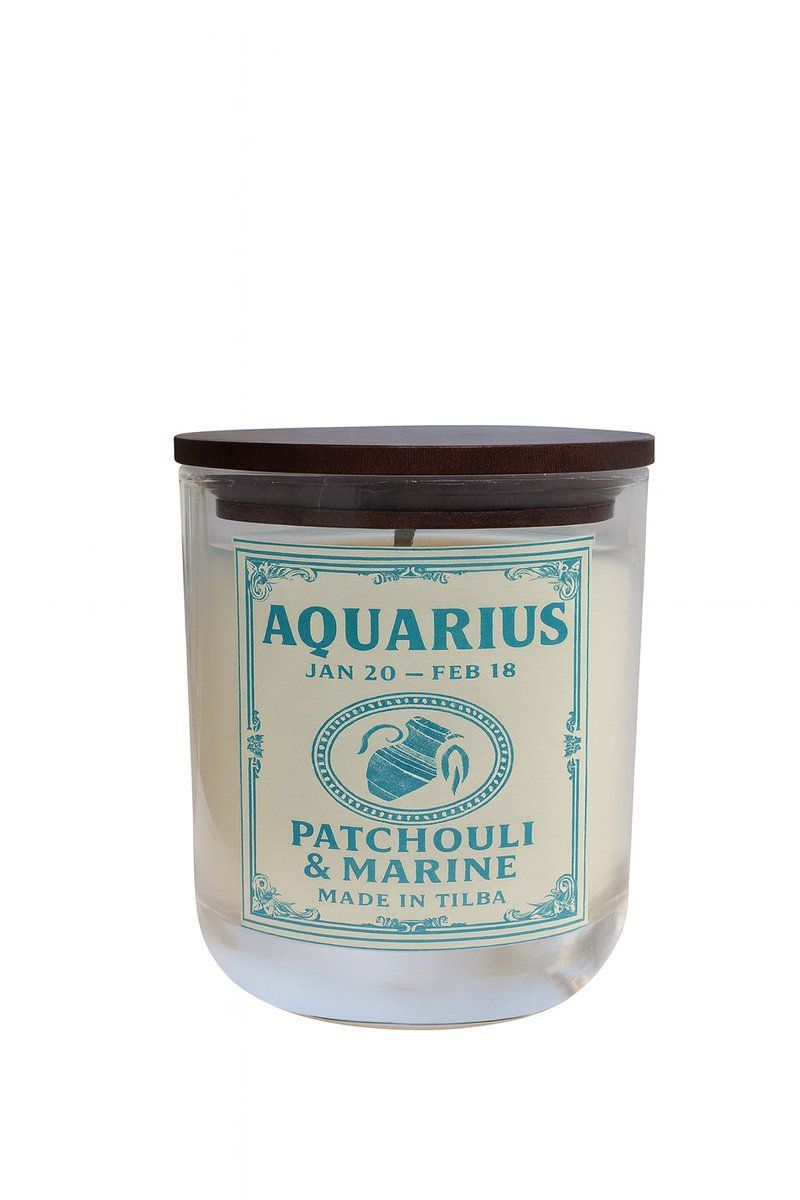 Aquarius Zodiac Candle