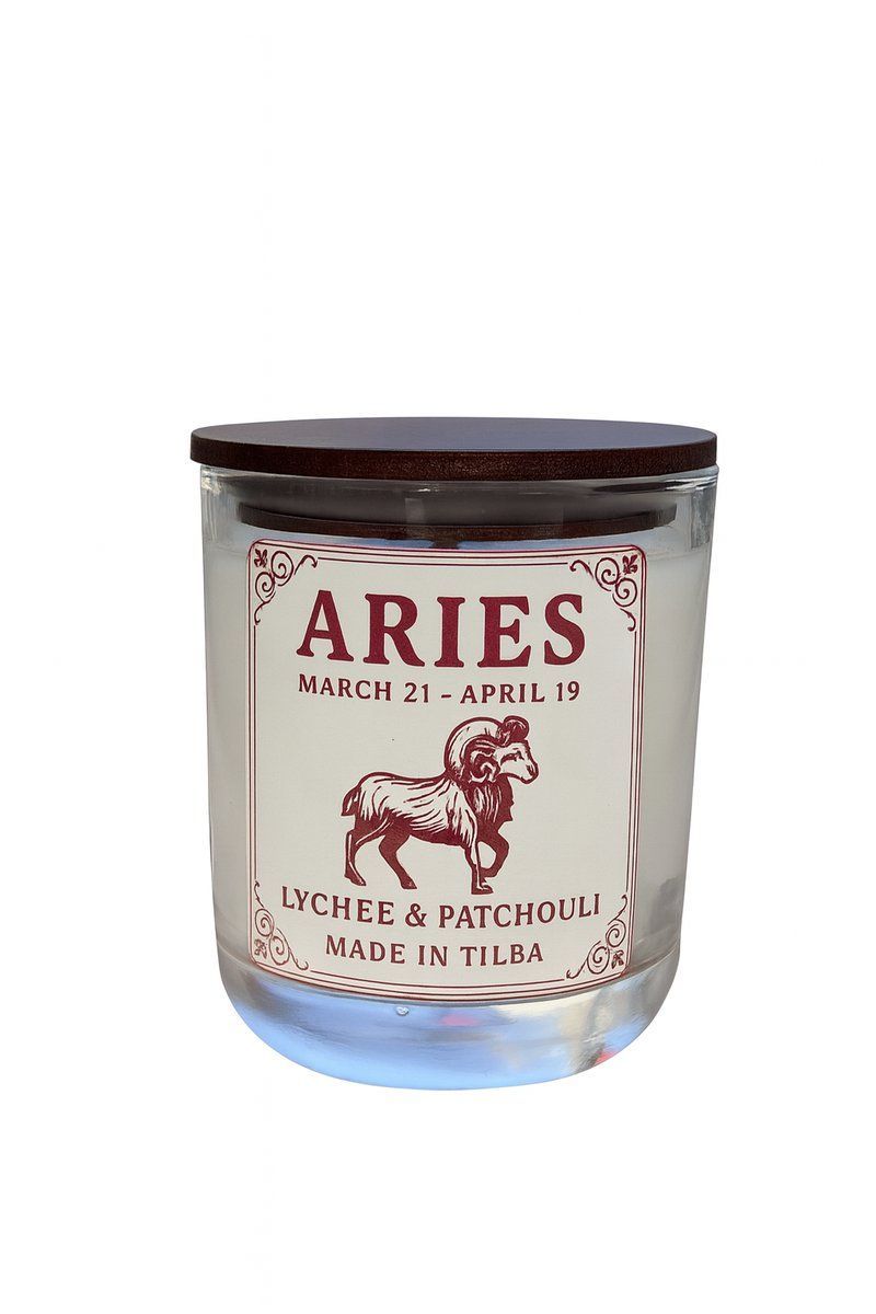 Aries Zodiac Candle