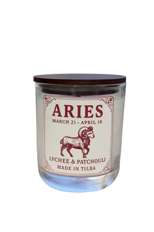 Aries Zodiac Candle