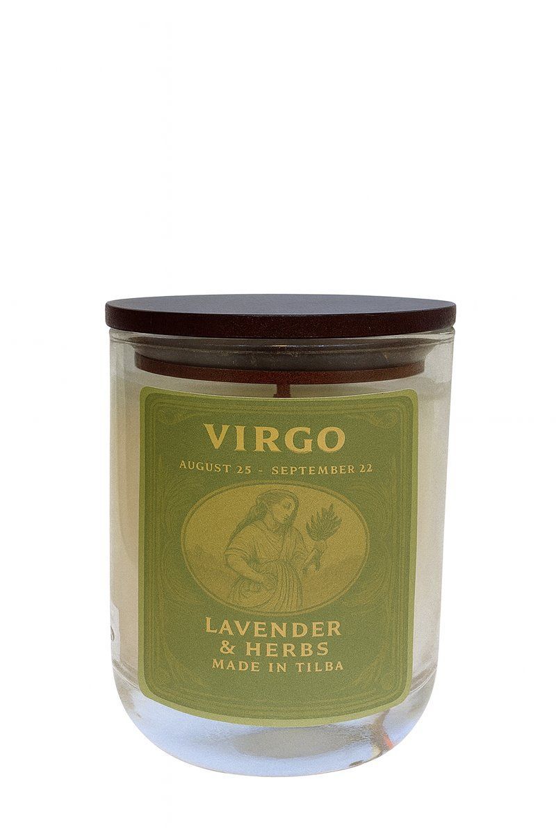 Virgo Zodiac Candle