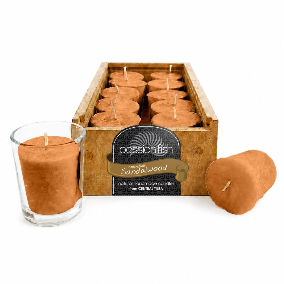 Australian Sandalwood 15hr Votive Candle
