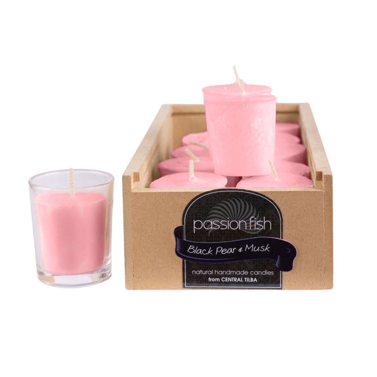 Black Pear and Musk 15hr Votive