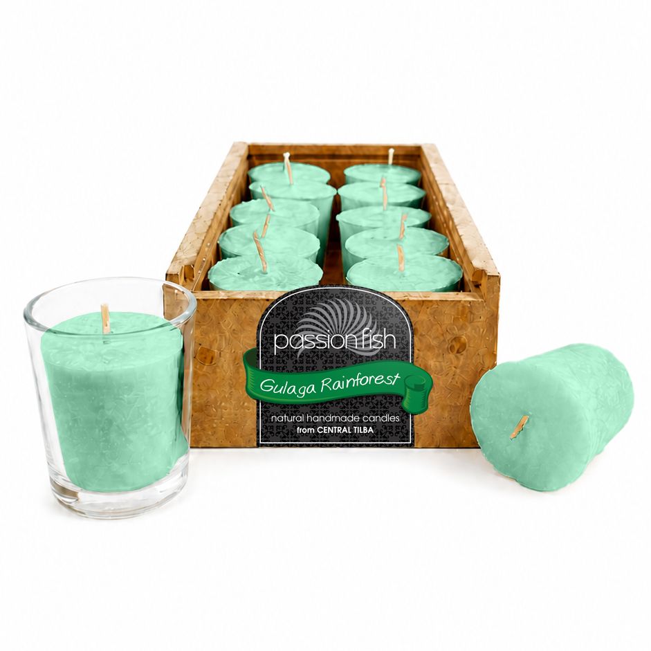 Gulaga Rainforest 15hr Votive Candle
