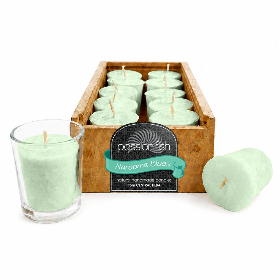 Narooma Blues 15hr Votive Candle