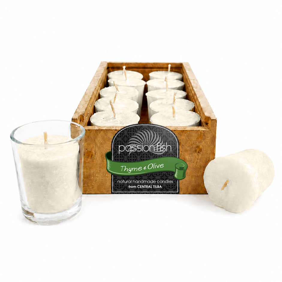 Thyme & Olive 15hr Votive Candle