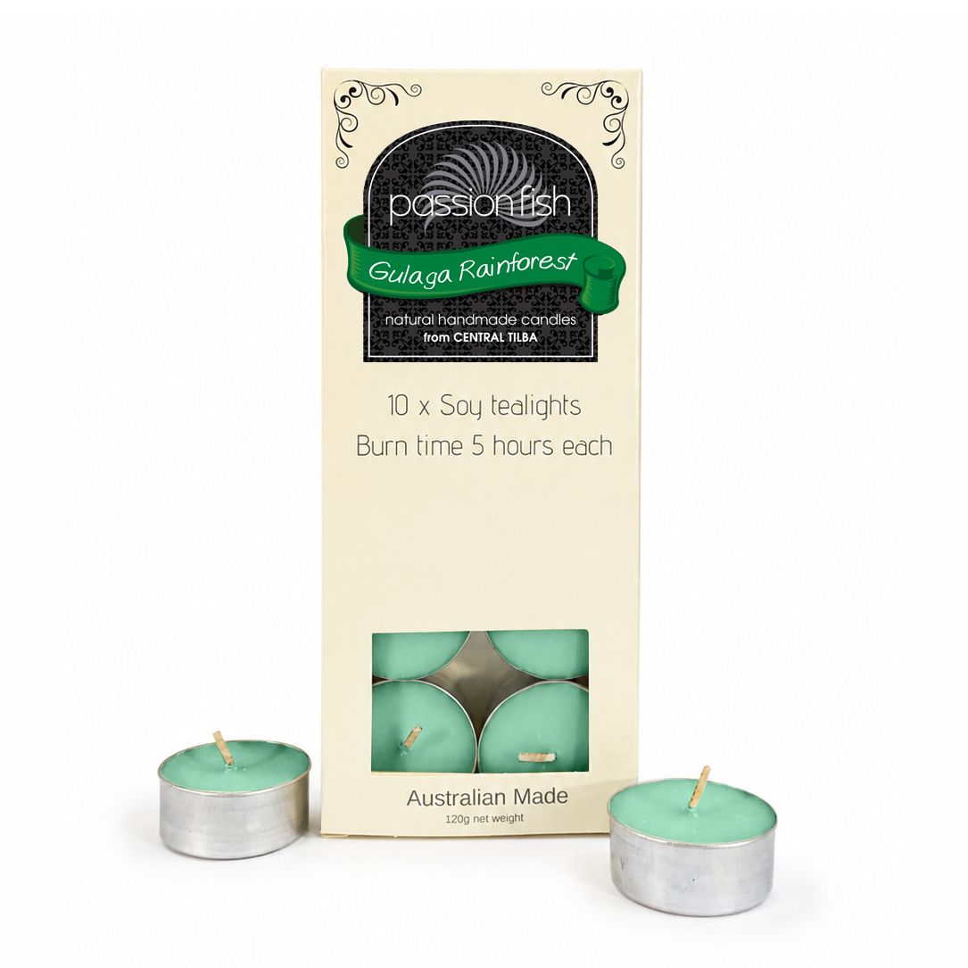 Gulaga Rainforest Soy Tealights Gulaga Rainforest Soy Tealights