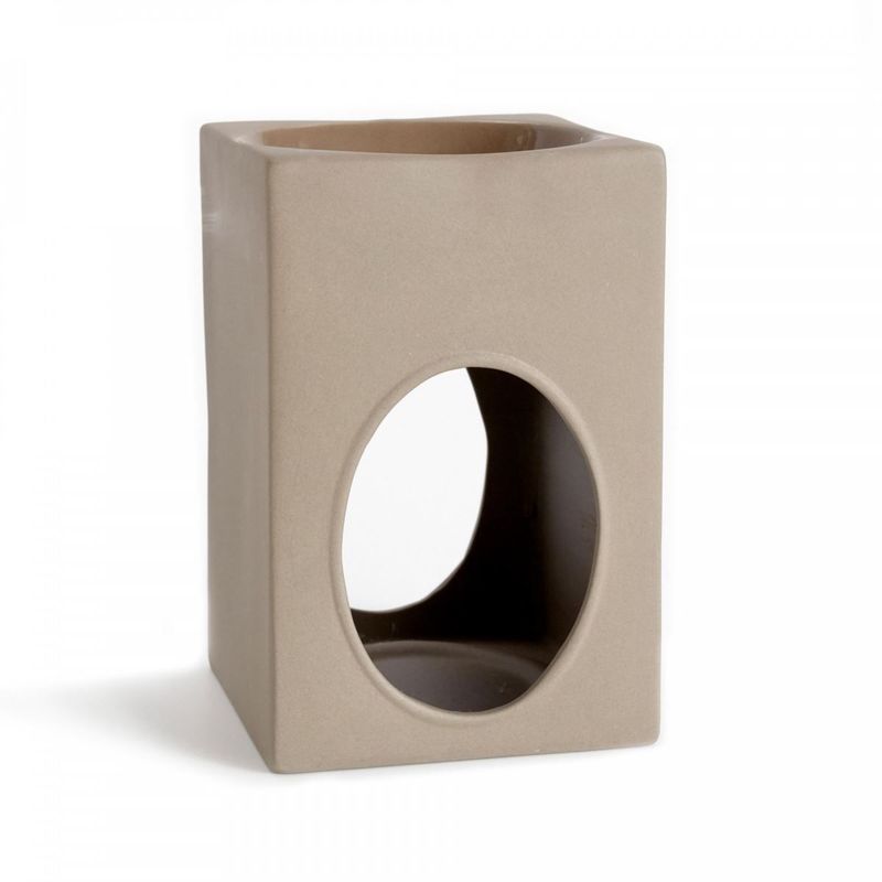 Rectangle Soy Melt Burner - Stone
