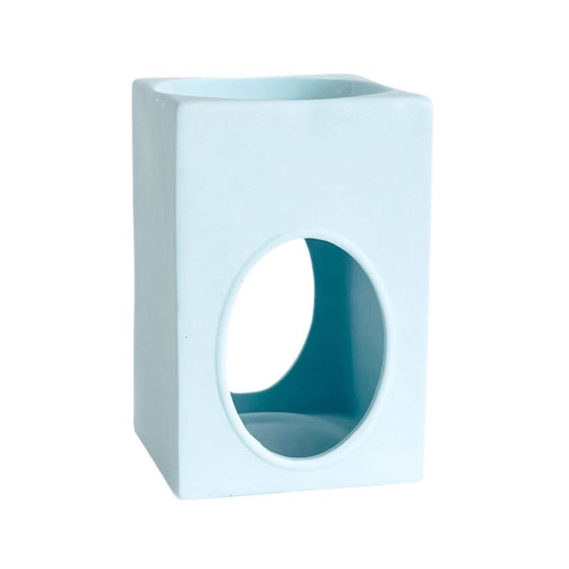 Rectangle Soy Melt Burner - Light Blue