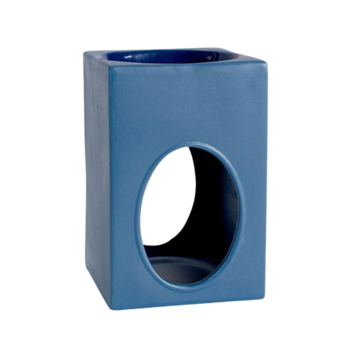 Rectangle Soy Melt Burner - Navy