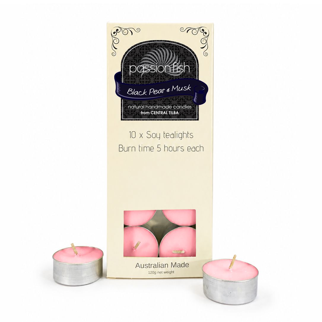 Black Pear & Musk Soy Tealights Black Pear & Musk Soy Tealights