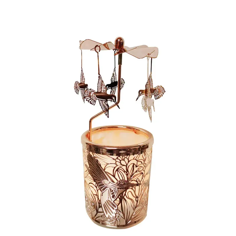 Hummingbird Whirly Gig Hummingbird Whirly Gig spinning tealight holder