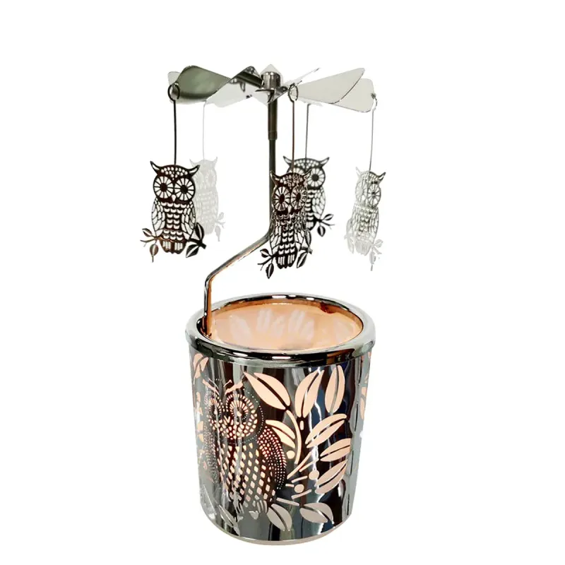 Owl Whirly Gig Owl Whirly Gig spinning tealight holder