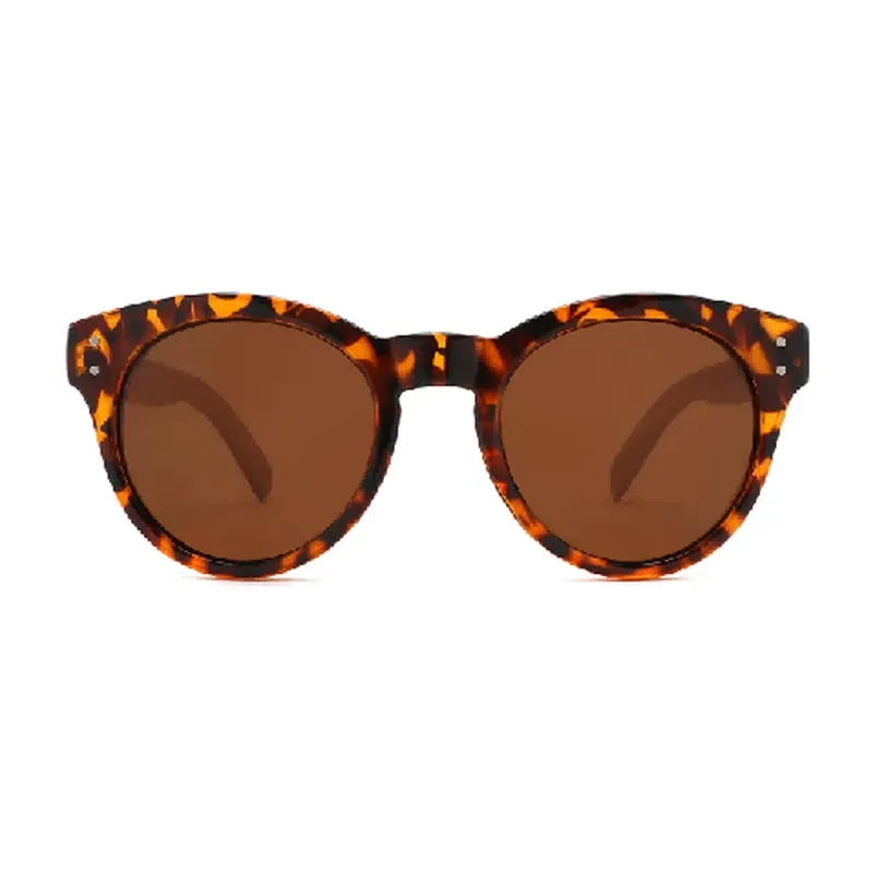 BAM Wallaga Tortoise Round Polarised Sunglasses BAM Wallaga tortoiseshell polarised sunglasses with rounded frame and brown lenses