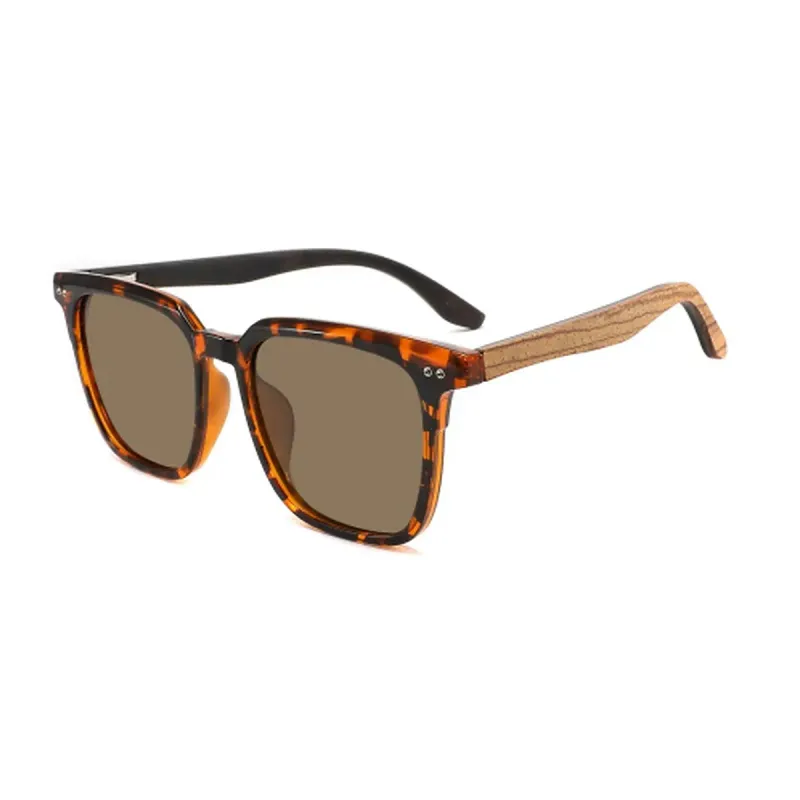 BAM Tathra Tortoise Polarised Bamboo Sunglasses BAM Tathra tortoiseshell polarised sunglasses with square frame and brown lenses