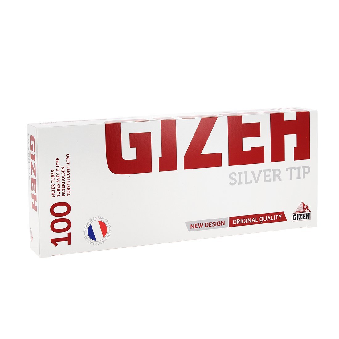 Сигаретные гильзы Gizeh silver tip с фильтром 100 шт