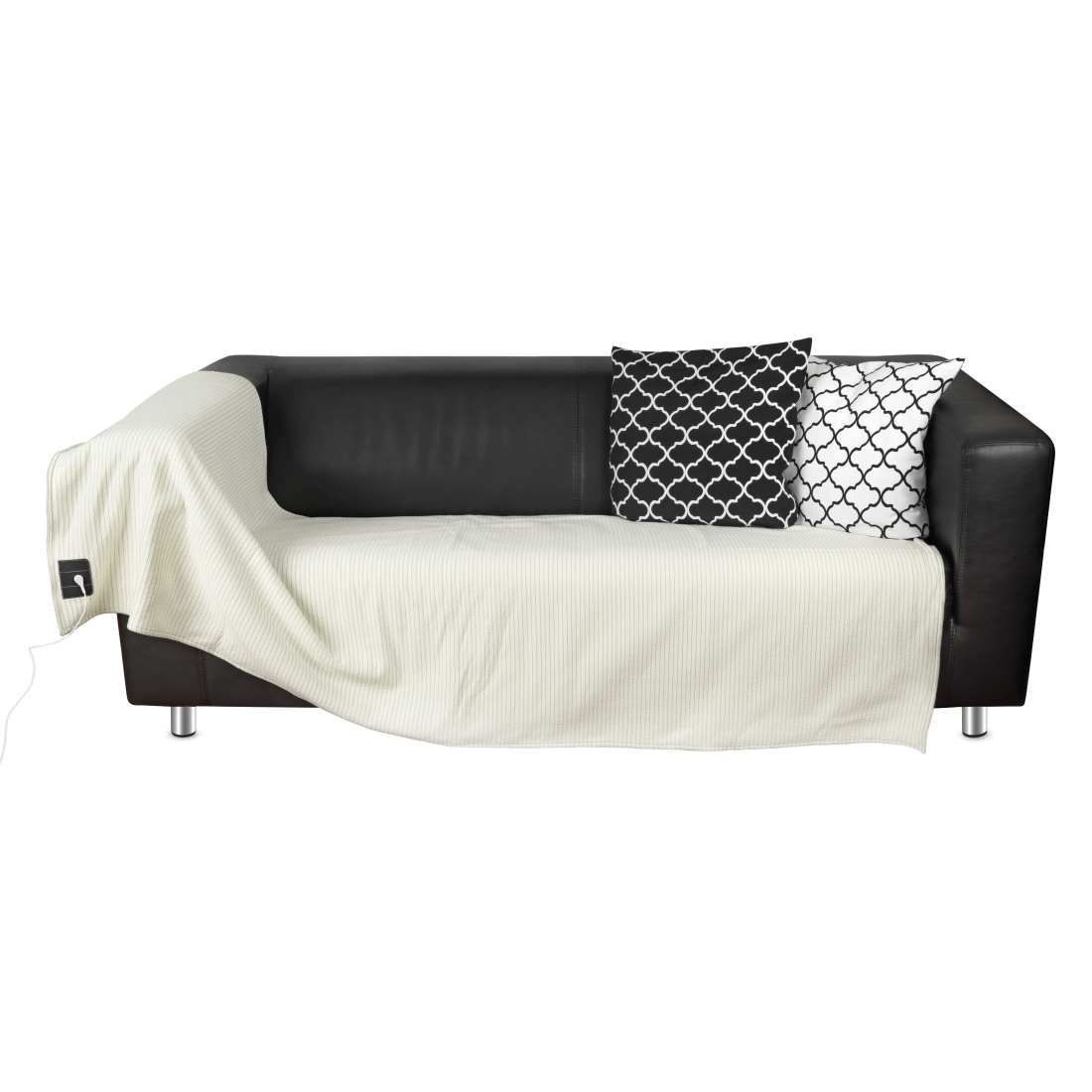 Erdungsprodukt - Kuscheldecke 160 x 200 cm – Bio-Baumwolle Silber Erdungsprodukt - Kuscheldecke 160 x 200 cm – Bio-Baumwolle Silber