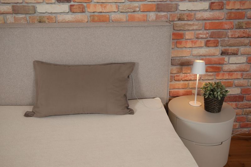 Erdungskissen-Bezug 50 × 80 cm – Bio-Baumwolle mit Silberfäden Erdungskissen-Bezug 50 × 80 cm – Bio-Baumwolle mit Silberfäden