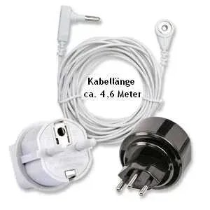 Erdungsprodukt – Komplett-Set Schweiz (Kabel mit Stecker und Adapter Typ J)