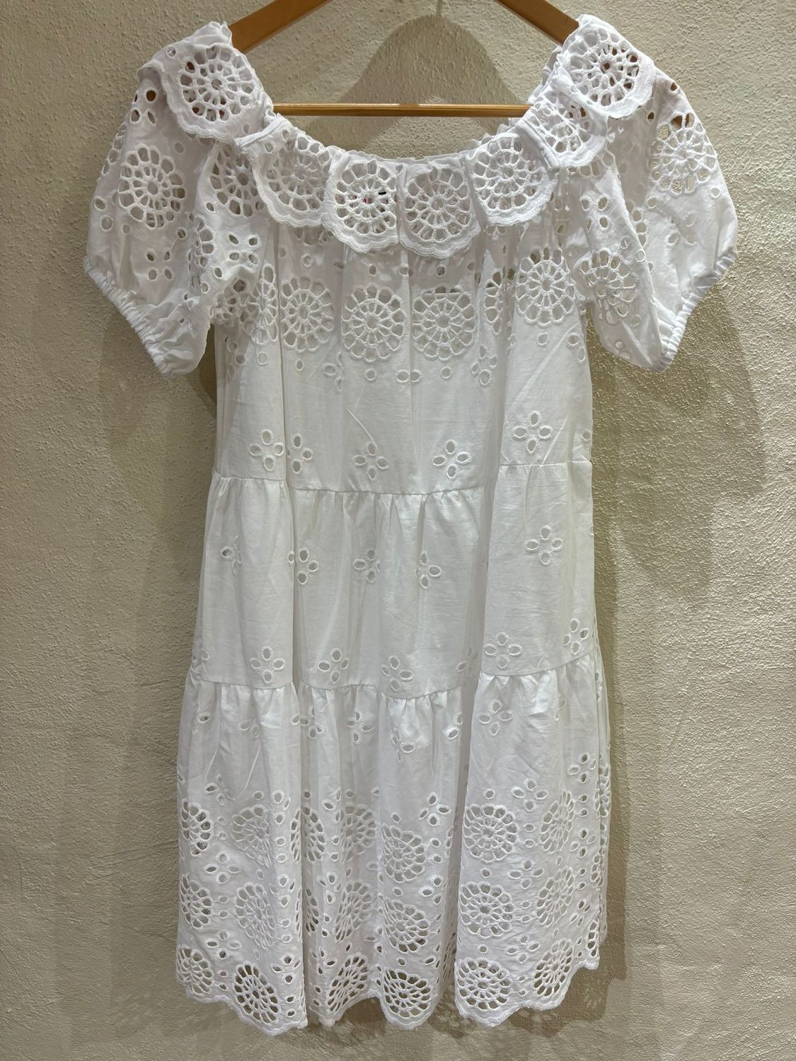 Vestido Blanco calado Lolitas