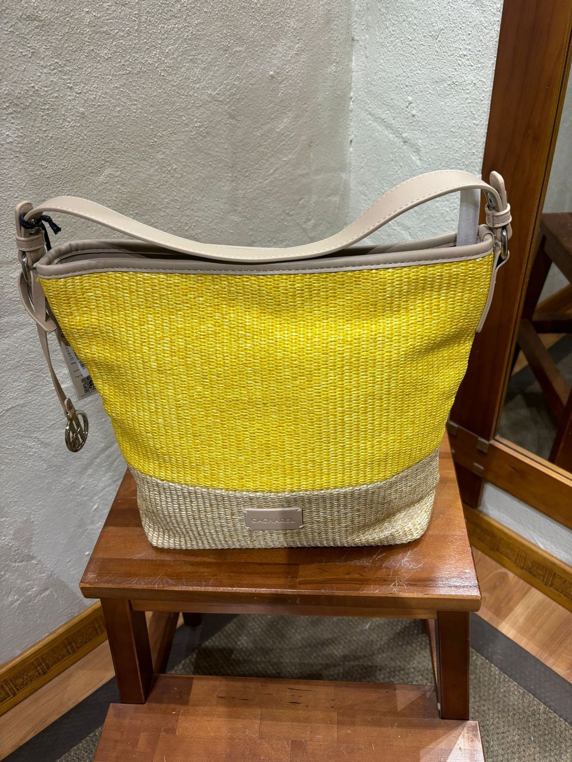 Bolso cacharel verano amarillo