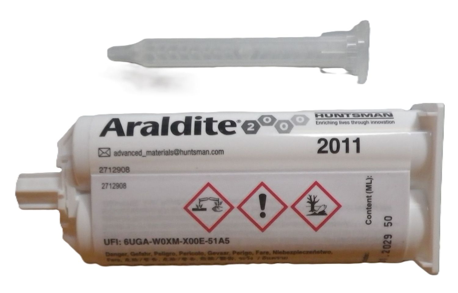 ARALDITE 2011 BICARTUCCIA 50 ML + 1 MIXER