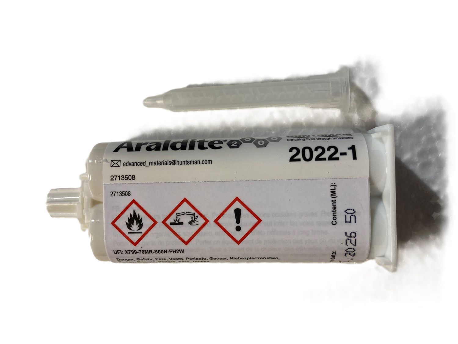 ARALDITE 2022-1 BICARTUCCIA 50ML + 1 MIXER ARALDITE 2022-1 BICARTUCCIA 50ML + 1 MIXER