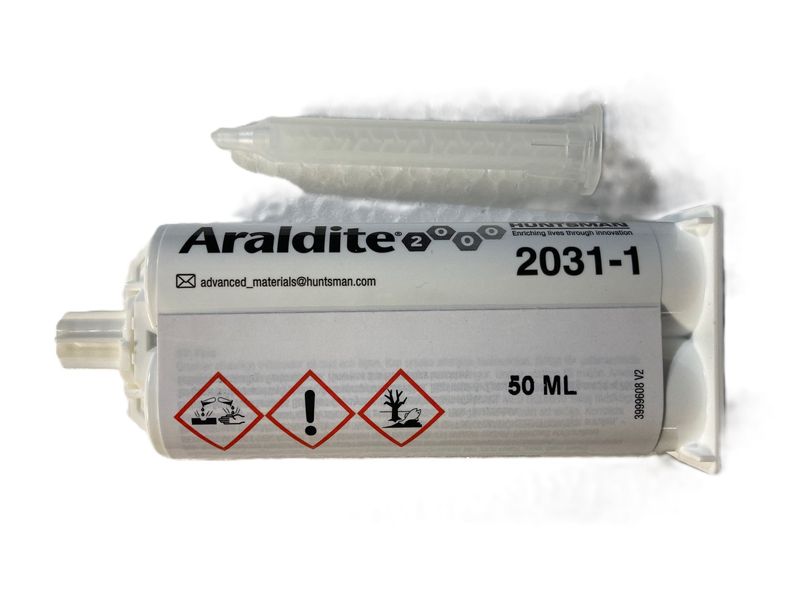 ARALDITE 2031-1 ADESIVO EPOSSIDICO NERO PER COMPOSITI CARBONIO