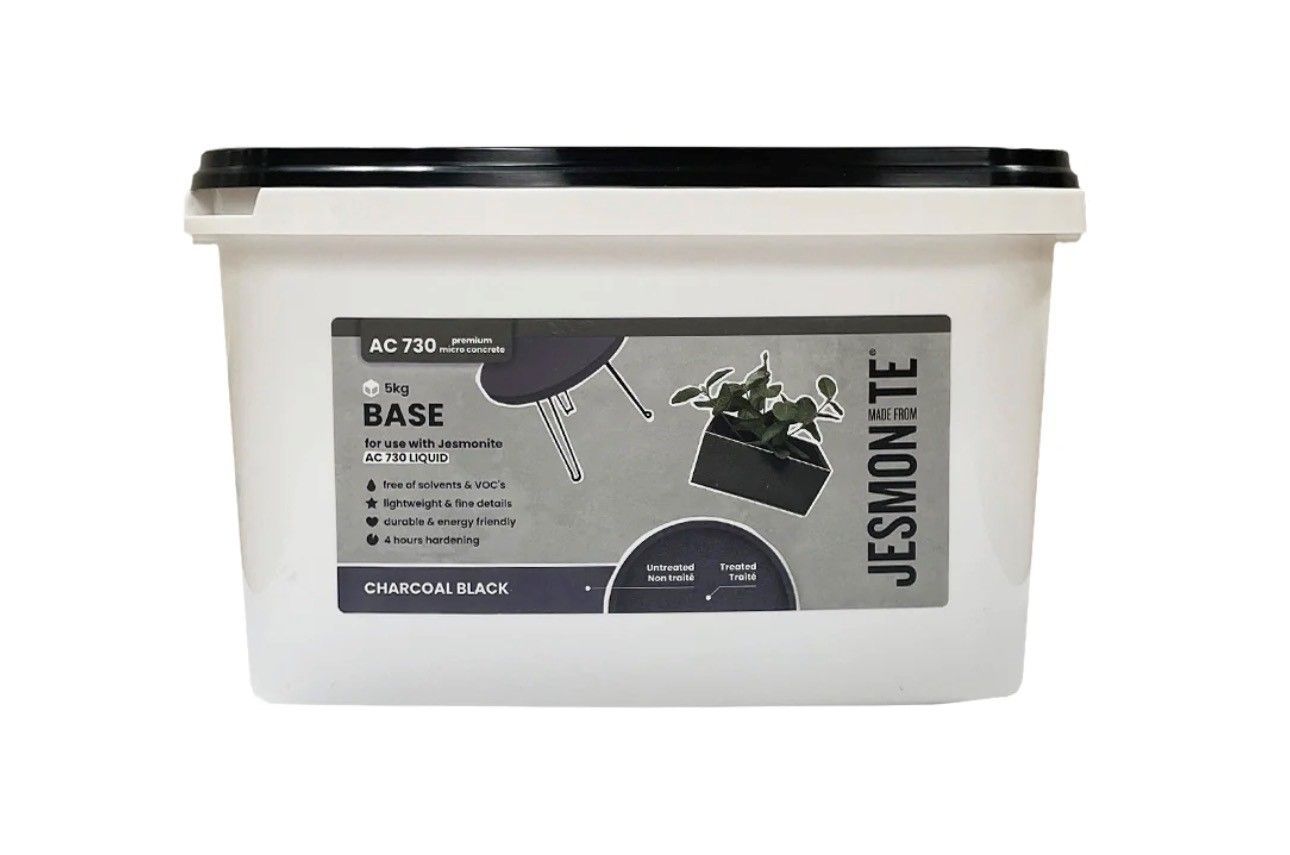JESMONITE AC 730 finitura CHARCOAL BLACK polvere da 5kg