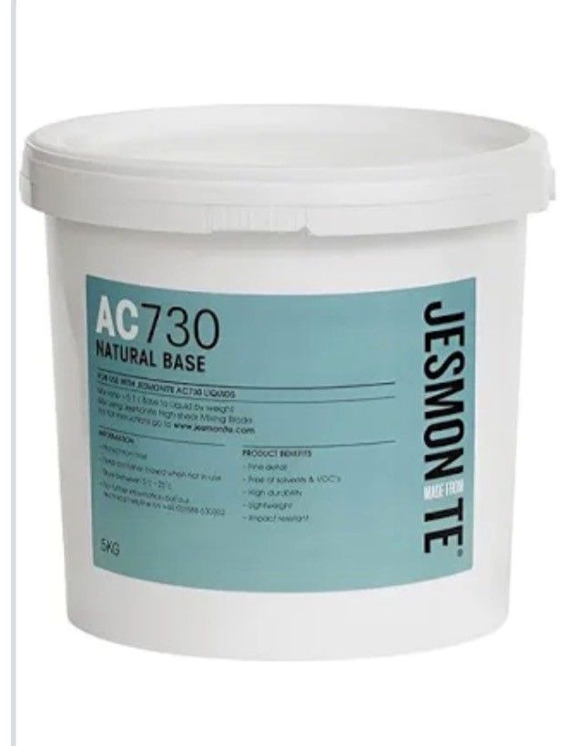 JESMONITE AC 730 finitura NATURAL polvere da 5kg JESMONITE AC 730 finitura NATURAL polvere da 5kg