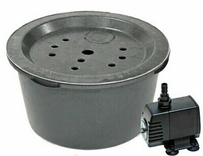 Springbrunn 90 l. inkl. pump