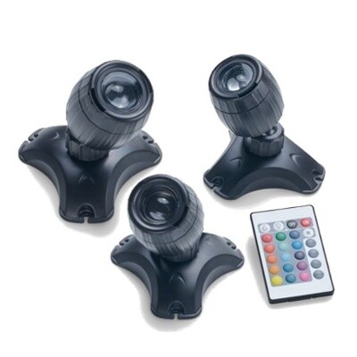 PondoStar LED 3-pack RGBW