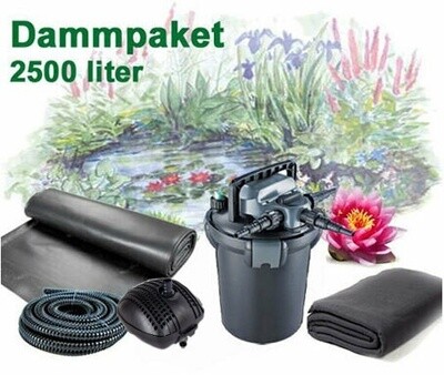 Näckrosdamm start 2500 liter