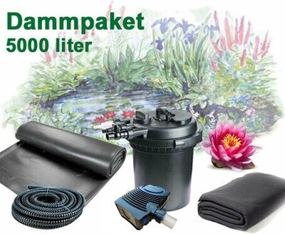 Näckrosdamm Start 5000 liter
