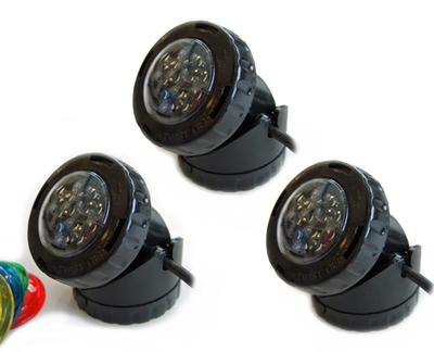 Aqualight LED Spot 1.6 watt 3-pack