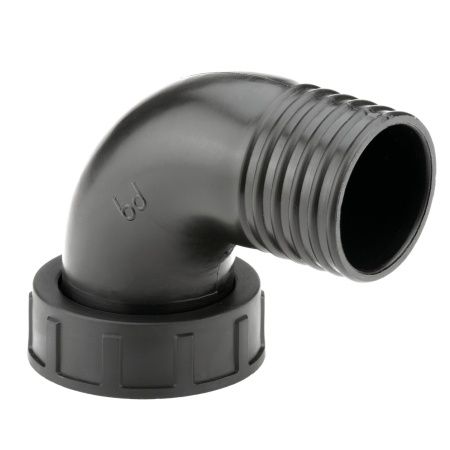 Slanganslutning 90° böj 2&quot;- 50 mm