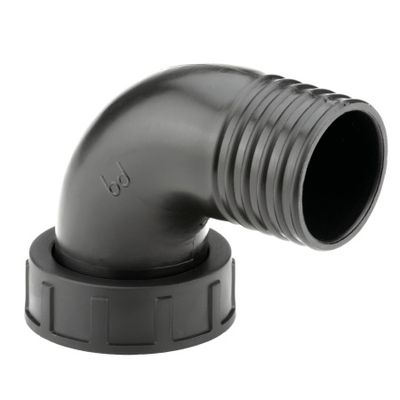 Slanganslutning 90° böj 2&quot;- 50 mm