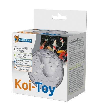 Foderboll leksak till dammfiskar