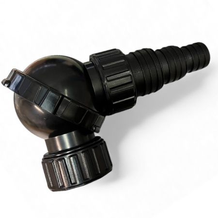 Slanganslutning 1 1/2&quot; universal vridbar