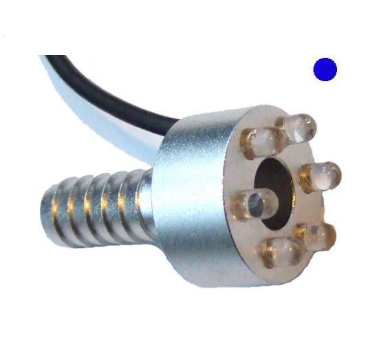 LED ring 6 dioder blå