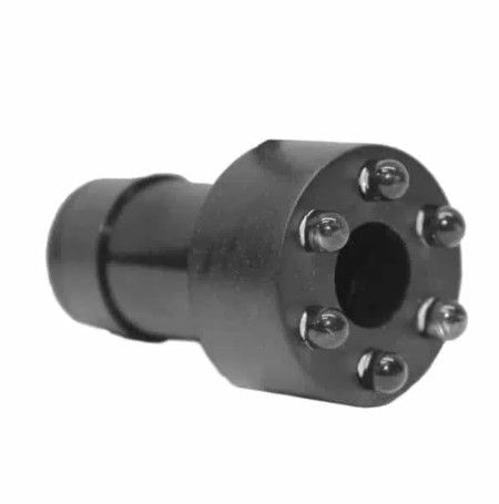 LED ring 6 dioder vit utan trafo