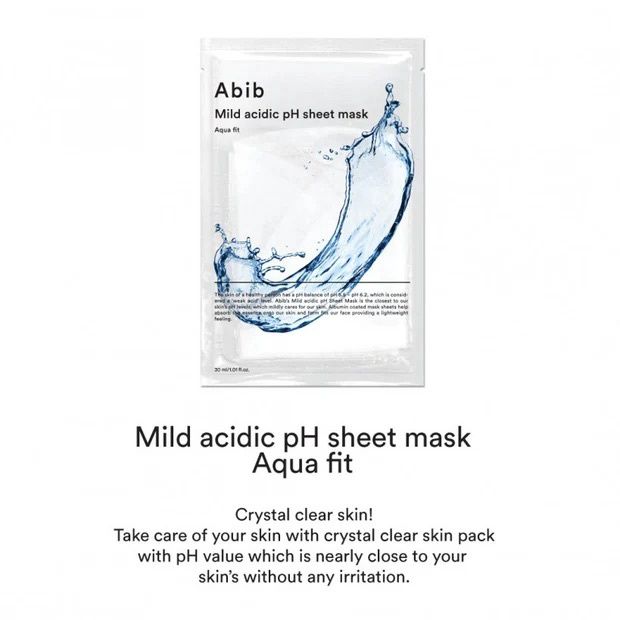 Abib Mild Acidic pH Sheet Mask - Aqua Fit