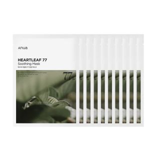 Anua Heartleaf 77% Soothing Sheet Mask 10pcs/Box