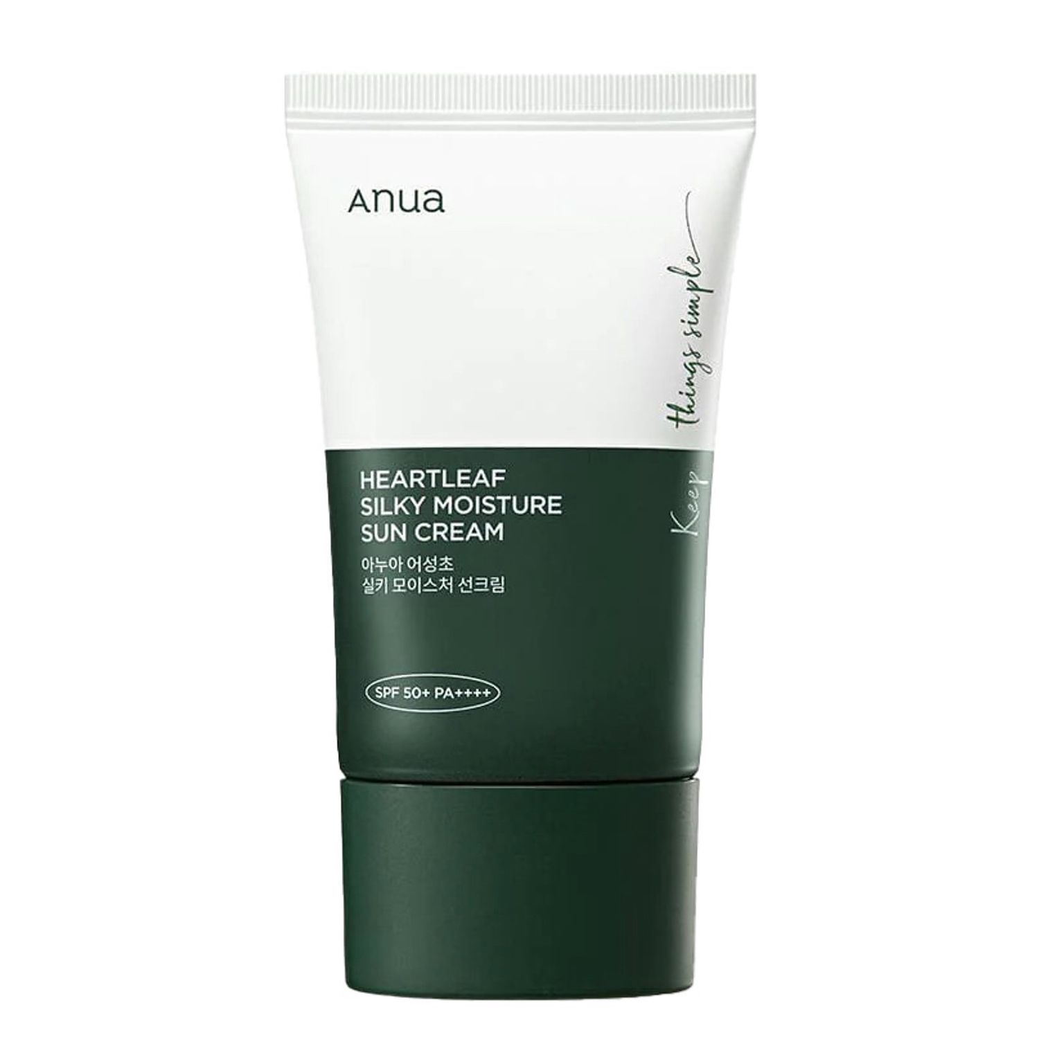 Anua Heartleaf Silky Moisture Sun Cream 50ml SPF 50+ PA++++