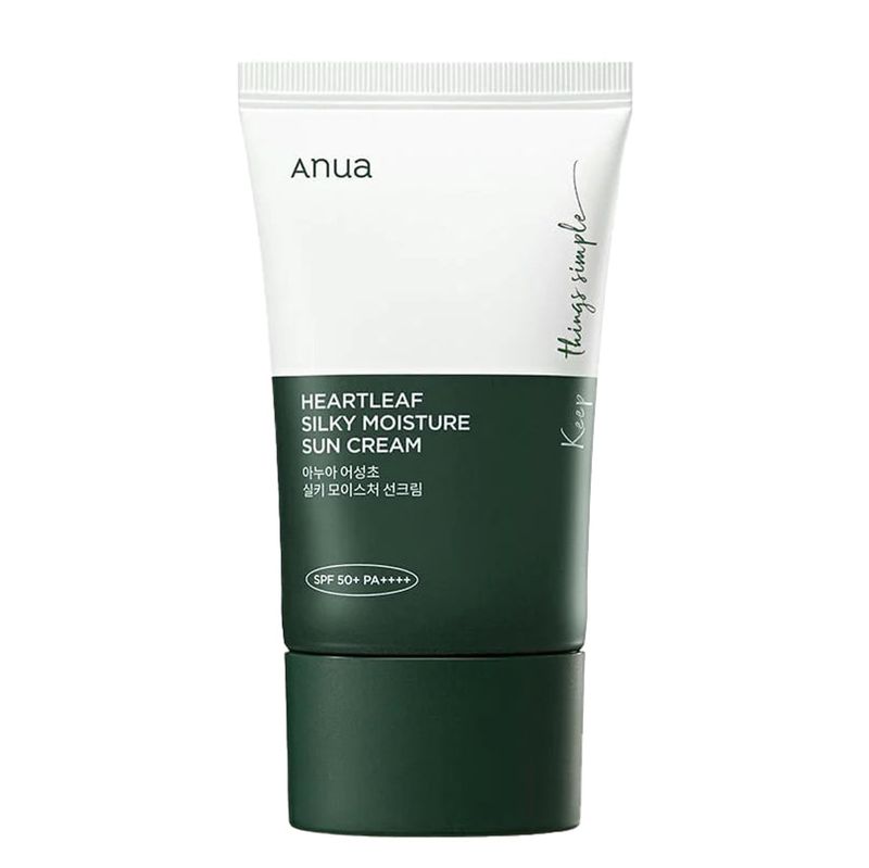 Anua Heartleaf Silky Moisture Sun Cream 50ml SPF 50+ PA++++