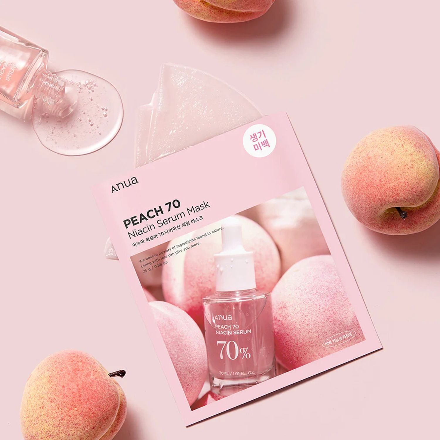 Anua Peach 70% Niacin Serum Mask 1pc